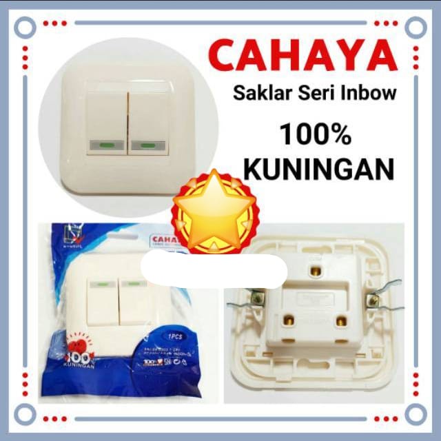 SAKLAR ENGKEL INBOW IB112 CAHAYA 10A/250V