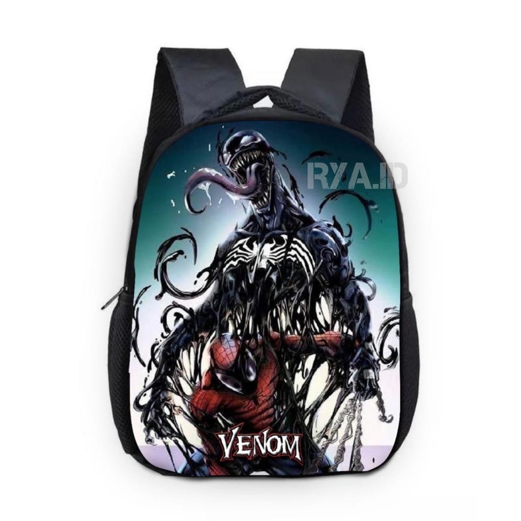 Sale ! Tas Ransel Anak Sekolah laki-laki Perempuan Terbaru 2022 Printing Tas Anak Karakter Venom Lagi hits best Seller Ransel Anak