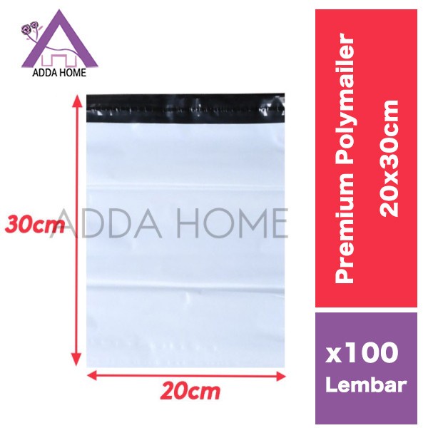 

Jual Polymailer Plastik Packing Olshop Tebal Putih 20*30Cm - Adda Home Hemat