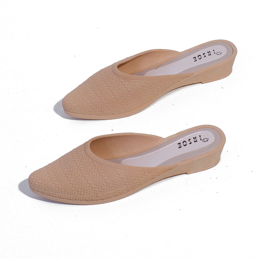Sendal slop mules wanita sendal slop import cewek original irsoe 603 B terbaru promo cod murah 36-40