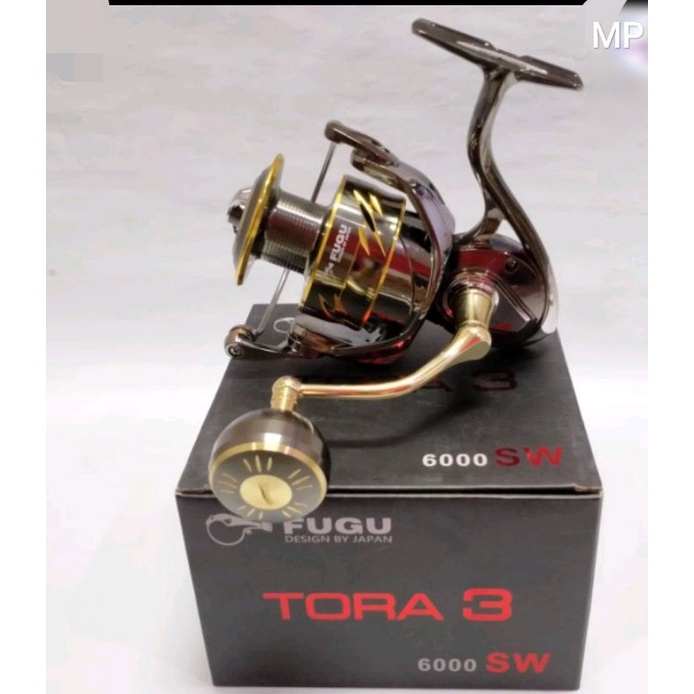 Reel pancing badak FUGU TORA 3 6000 SW- Power Handle