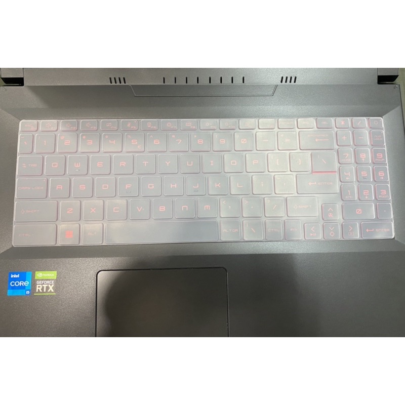 Pelidung Keyboard Laptop Gaming MSI GF66 / Gf76 katana silicon tranparan