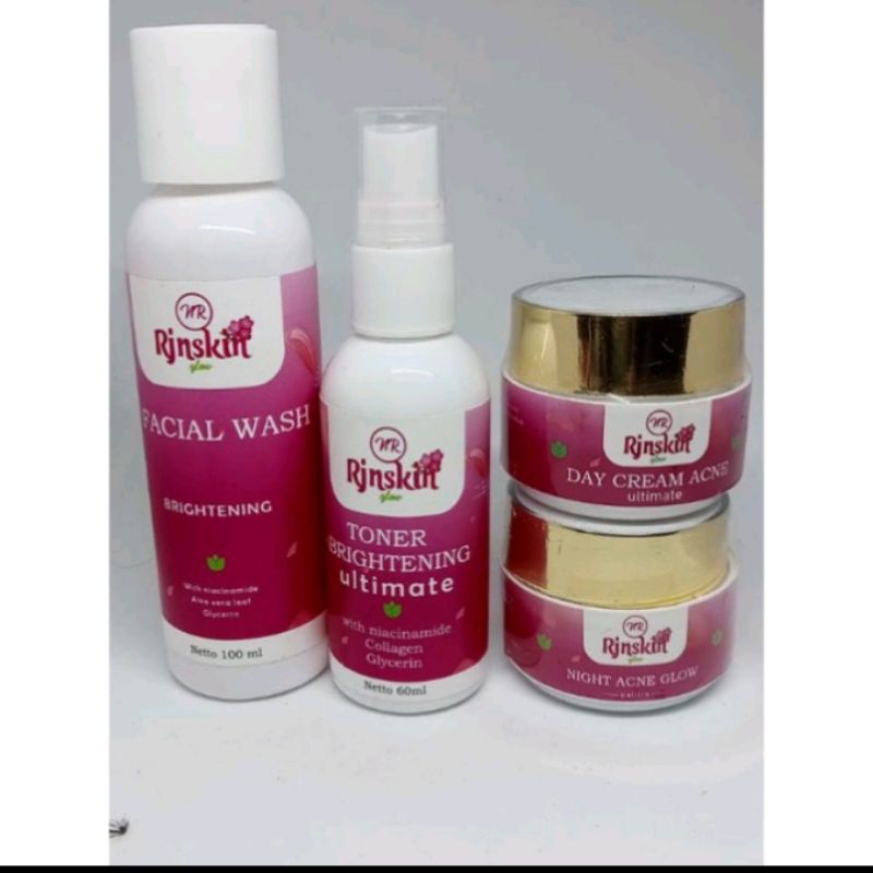 NR GLOW  RJN SKIN 1 PAKET ACNE JERAWAT TUNTAS