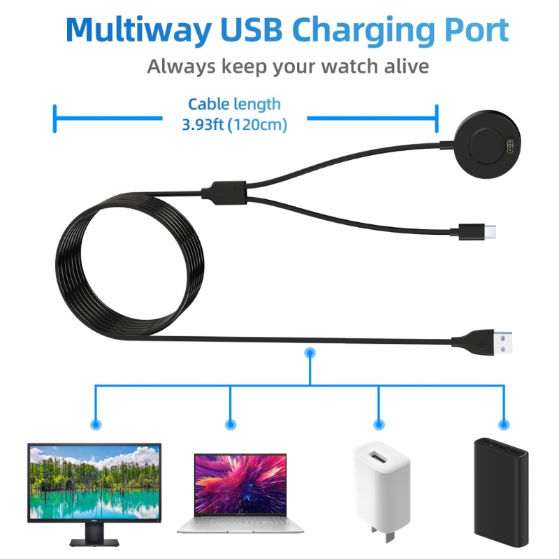 Cre Bracket Adapter Charger Power Kabel USB Untuk Fenix 5 5X 7 945 245