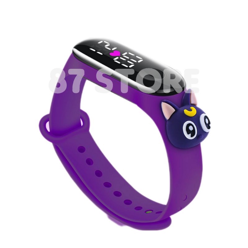 Jam Tangan Digital Led Love Anak Karakter Kartun