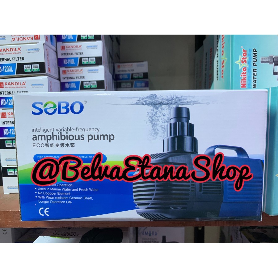 SOBO BO 3000A Amphibious Pump Pompa Air Darat Pompa Kolam Aquarium Hidroponik