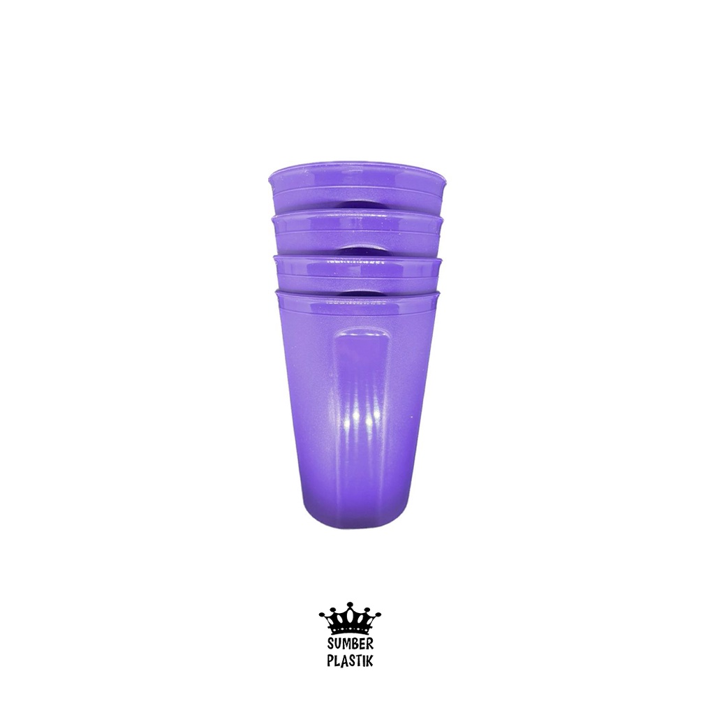 Gelas Plastik/Gelas Wave Serbaguna 300ml (minimal pembelian 3pcs ke atas)