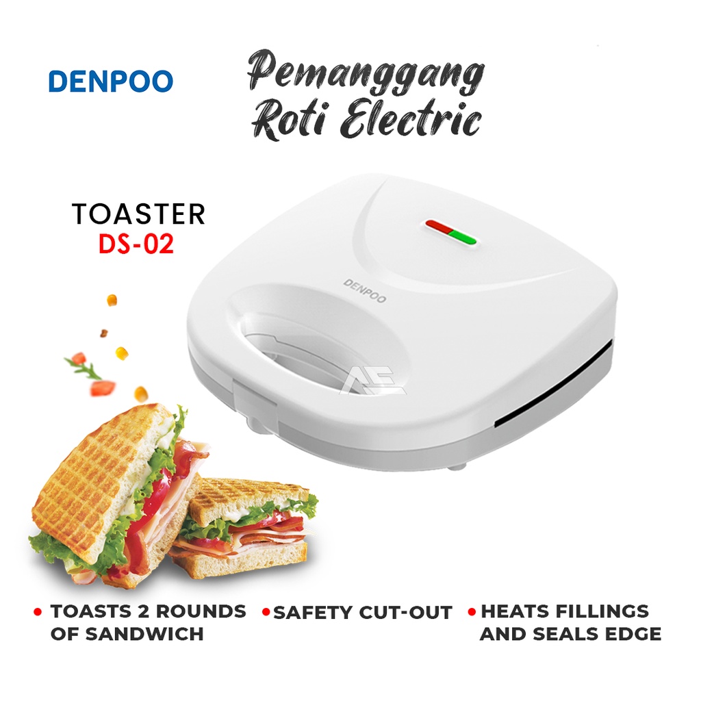 Sandwich Toaster / Pemanggang Roti DS 02 Terbaru Praktis dan Murah