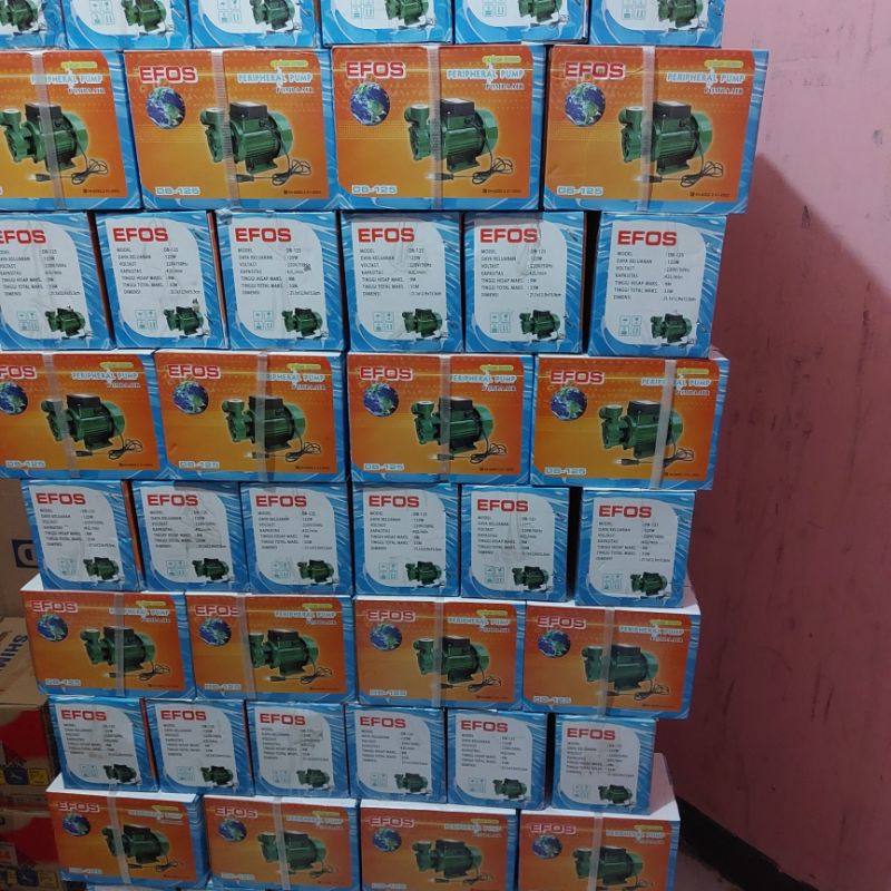 Pompa air EFOS DB 125 Pompa Sumur Dangkal Pompa pendorong