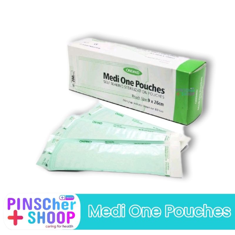 Medione Pouches Steril 9x26 Cm Isi 200 Per Box