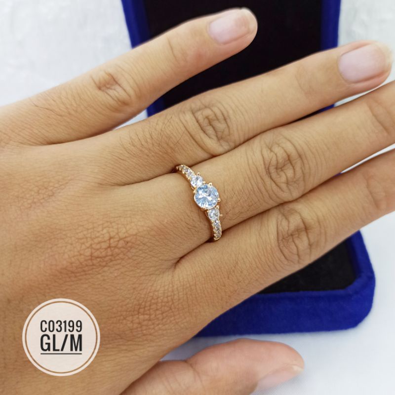 Cincin Fashion Zircon Simple Mewah C03199