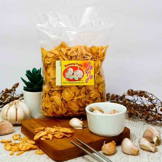 

10.10 HARGA GROSIR Bawang Putih Goreng Jojo irisan 250gr Firsthand !!!