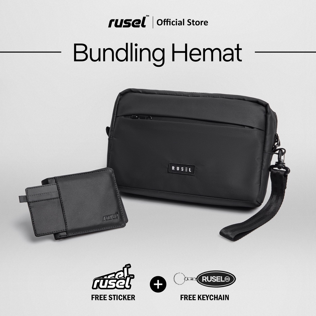 HEYRUS RUSEL I Bundling Handbag Aruna dan Wallet Hiro