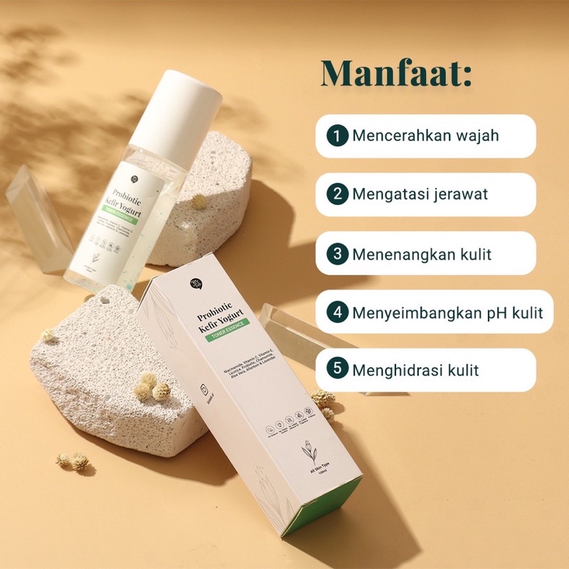 ⭐️ Jendela Kosmetik ⭐️ Biotalk / Bio Talk Probiotic Kefir Yogurt Essence Toner / Toner Pencerah / Toner Wajah / Toner Calming