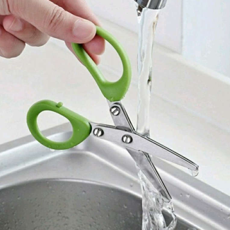 Gunting Dapur 3 Lapis Kitchen Scissors Gunting Serbaguna