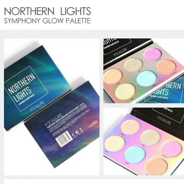 FOCALLURE NORTHERN LIGHTS SYMPHONY GLOW EYESHADOW PALETTE FA-51