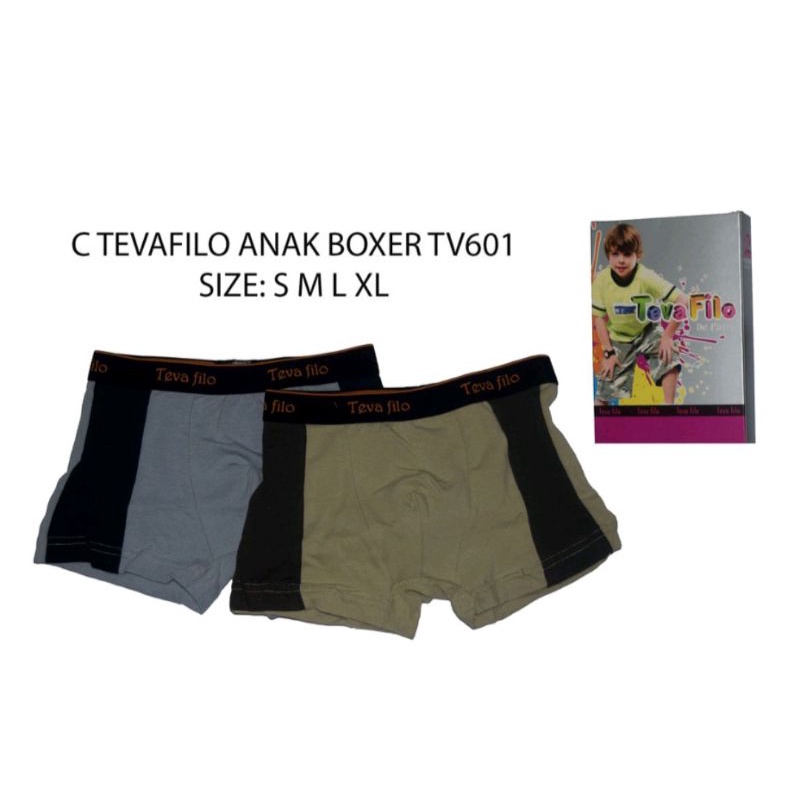Celana dalam Boxer anak cowok Teva Filo 601