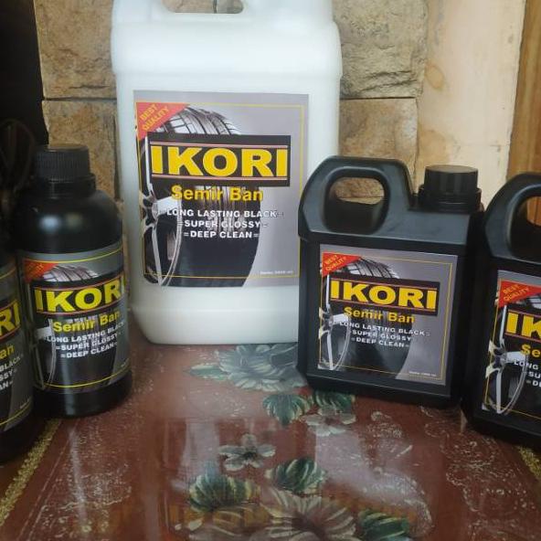 Pasti Heboh Semir Ban Pengkilap Ban Penghitam Ban Ikori 5 Liter Hitam dan Wet Look Murah dan Ori