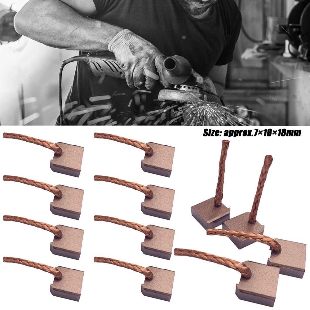 Populer 4pcs Carbon Brushes Kawat Hot sale Generik 7x18x18 X 18 mm Motor Listrik
