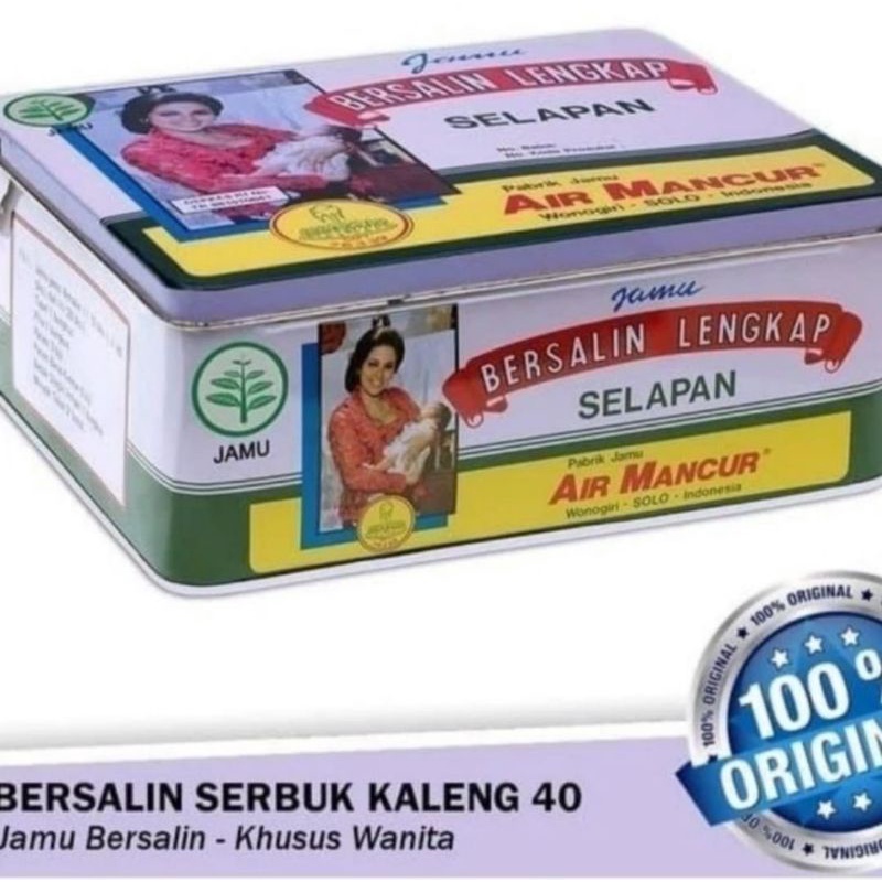 JAMU BERSALIN SELAPAN BUBUK komplit 40 hari Air mancur