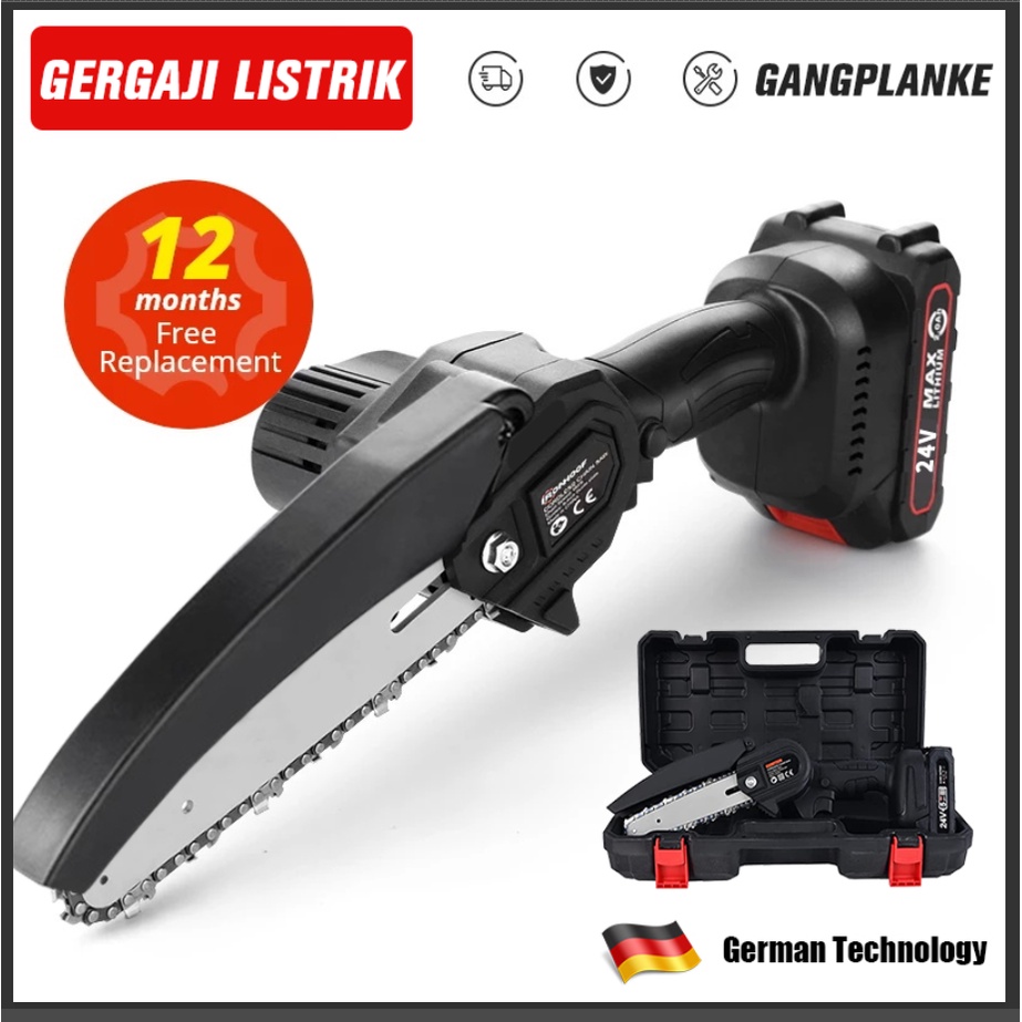 Jual Chainsaw Gergaji Rantai Elektrik Mini 12 Inch/6 Inch / 4 Inch