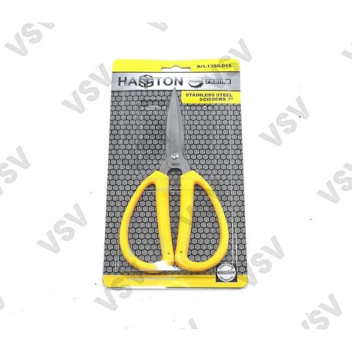

Hadir Hasston Prohex Gunting Stainless Steel 7" Gunting Kodok Kain Kertas Terbatas