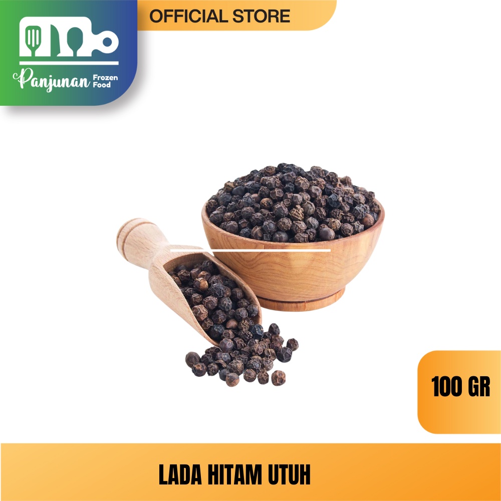 

100gr Biji Lada Hitam Utuh / Whole Black Pepper 100% PREMIUM REMPAH