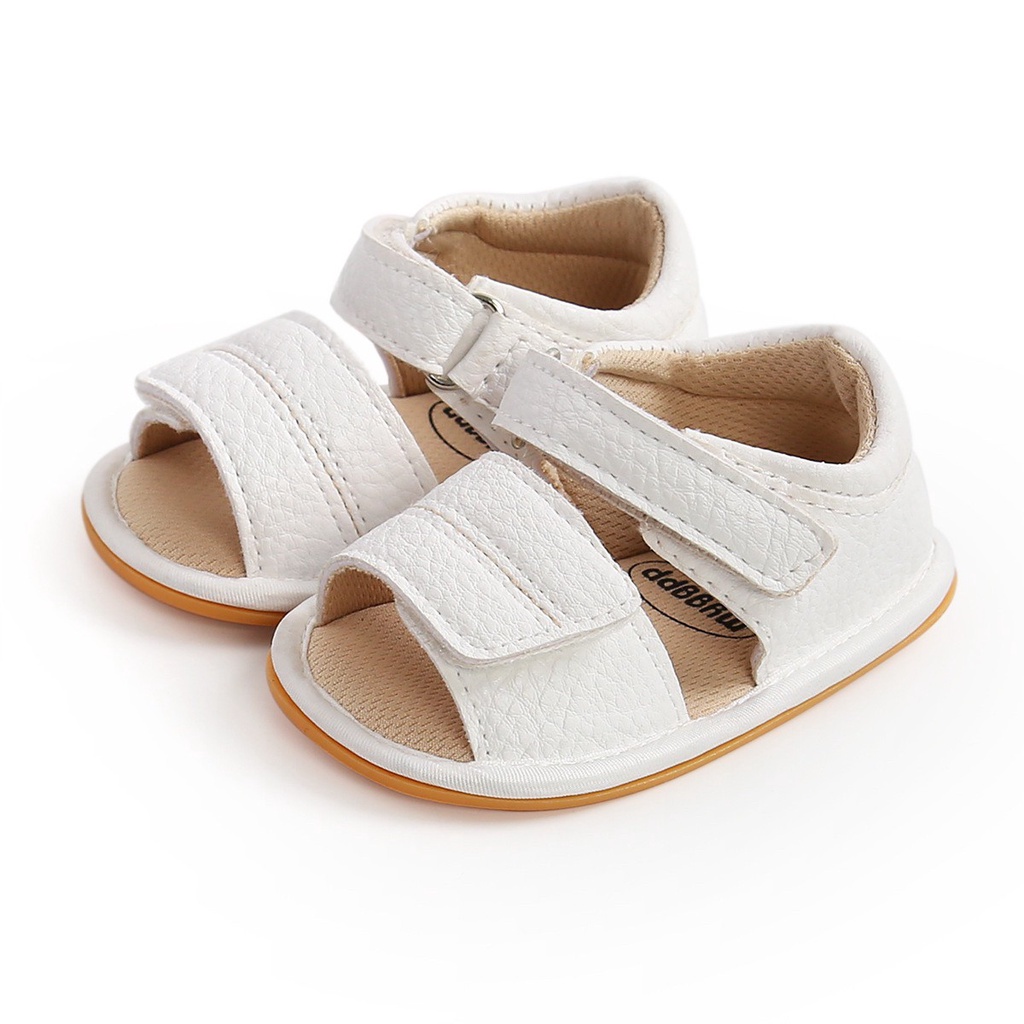 0-18m SEPATU BAYI ANAK SHOES UNISEX LAKI LAKI CASUAL GAUL RMRS RW WHITE