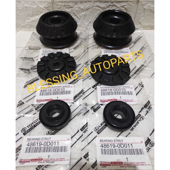 support shock karet support bearing support new vios yaris vios gen 2 6pcs