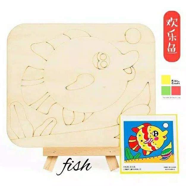 

DIY Wooden Coloring Board