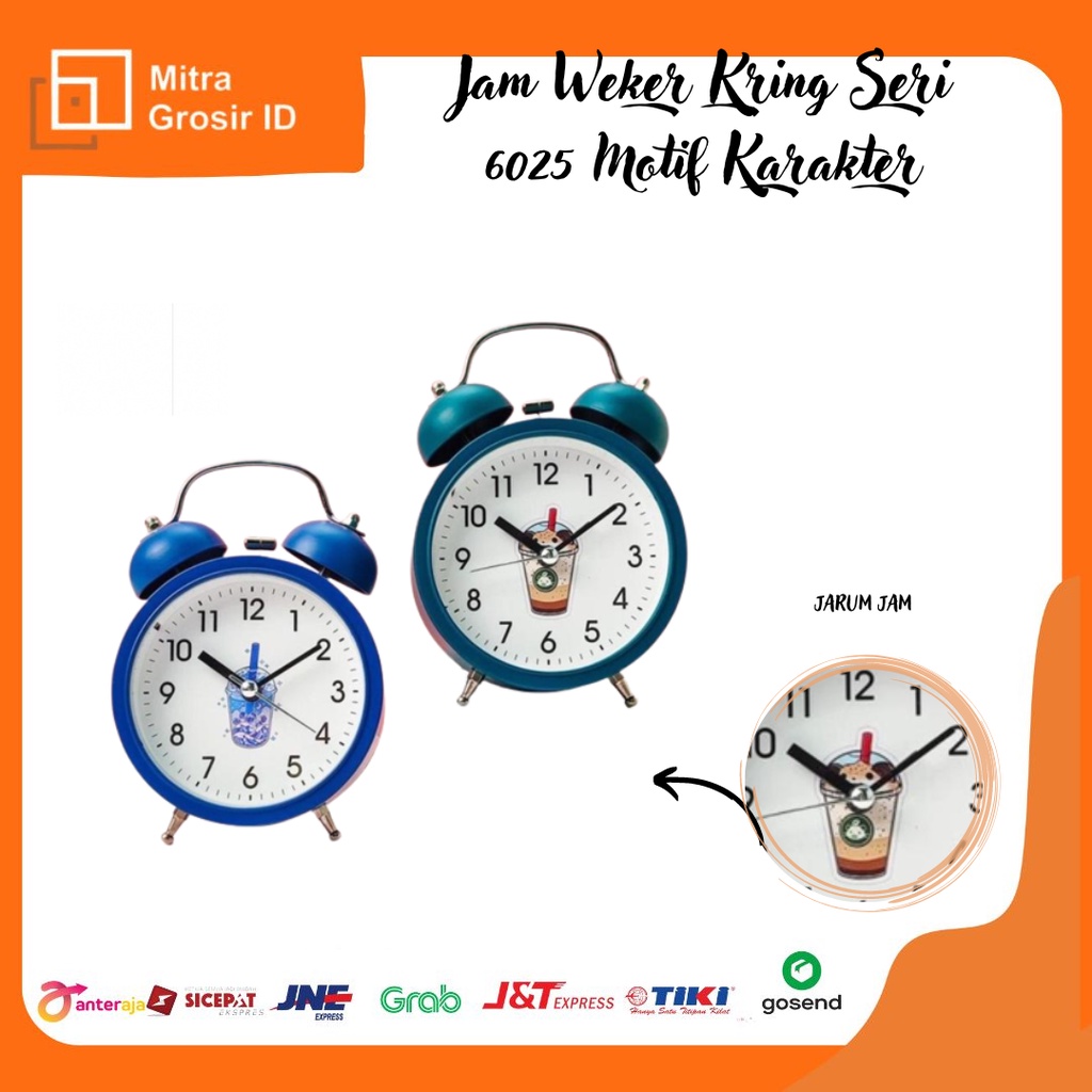 JAM WEKER KRING SERI 6025 MOTIF KARAKTER