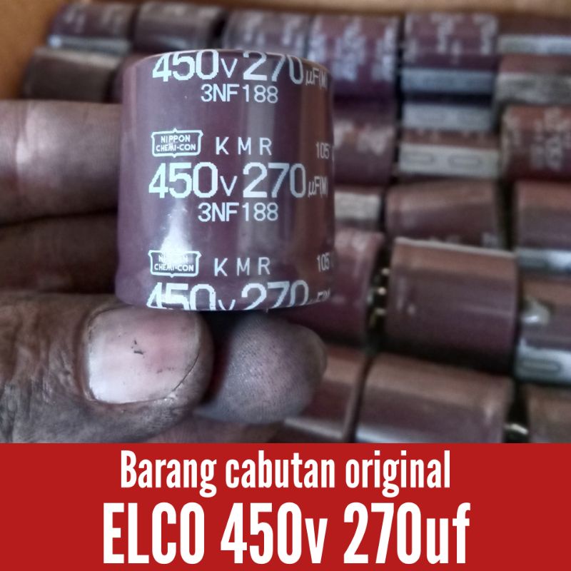 ELCO ORIGINAL 450v 270uf