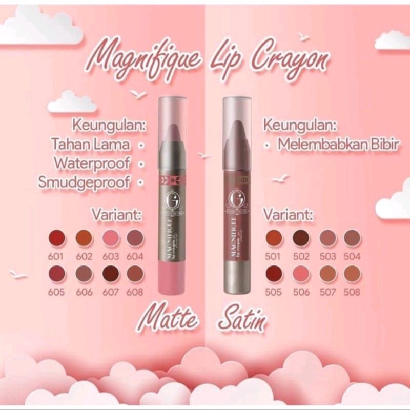 Madame Gie Magnifique Lip Crayon Matte /Lipstik