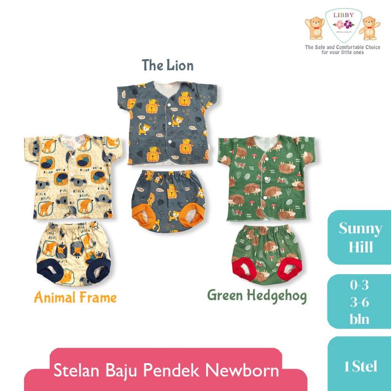 Libby Stelan pendek 0-3 m, 3-6m/Stelan Baby