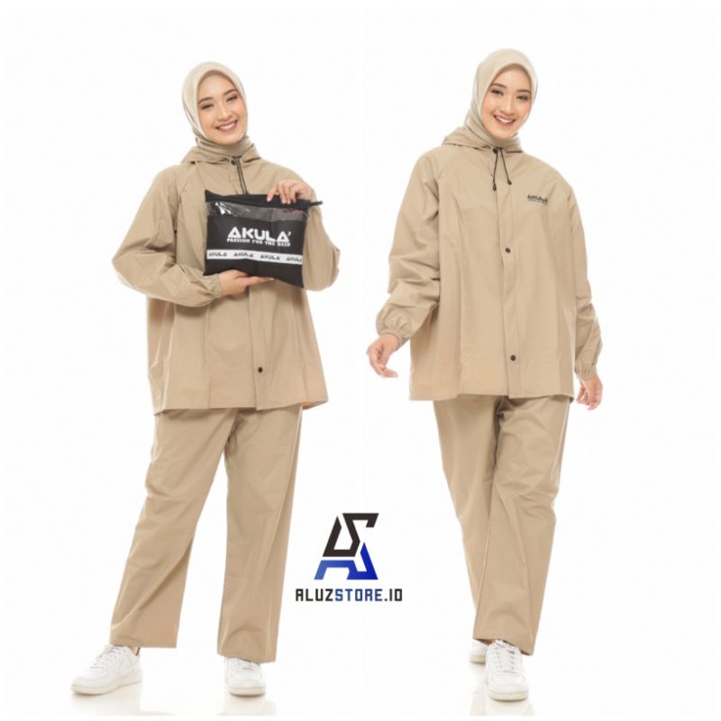 JAS HUJAN, RAINCOAT Pria Wanita Setelan Dewasa BY AKULA ANTI REMBES