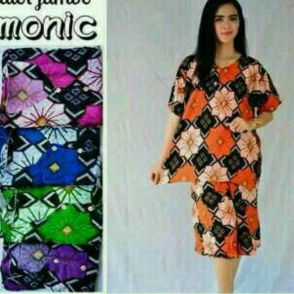 ㅝW baby doll Setelan Kulot Jumbo baju tidur hotpen untuk ibu hamil gemuk gendut busui ibu menyusui R