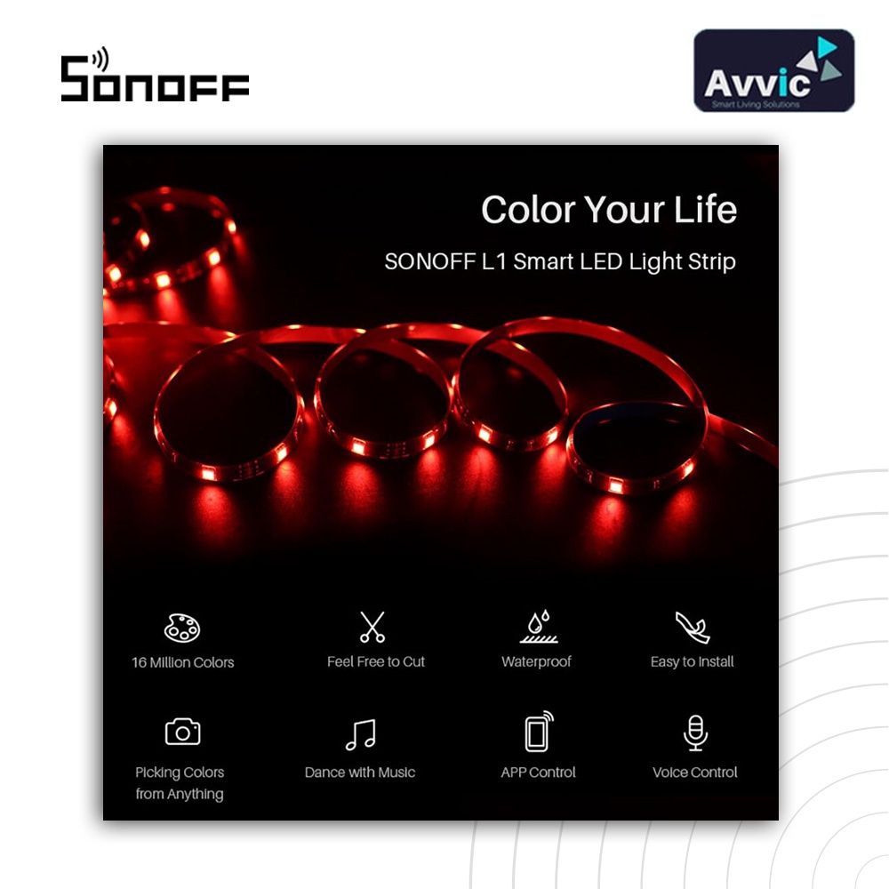 Sonoff 5050RGB Smart LED Strip Wireless LED Strip RGB Smart Home IOT