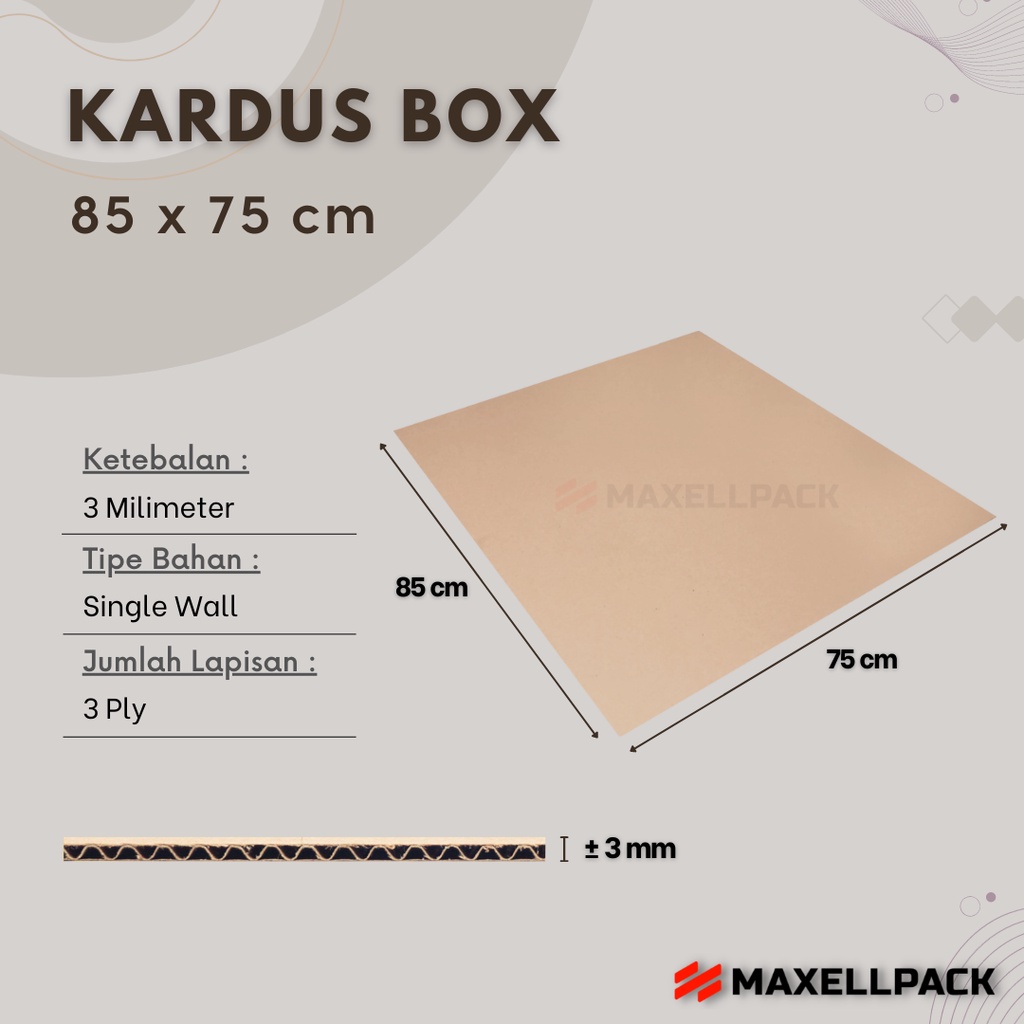 

Kardus Karton Lembaran 85x75 CM Lembaran Sheet Packing