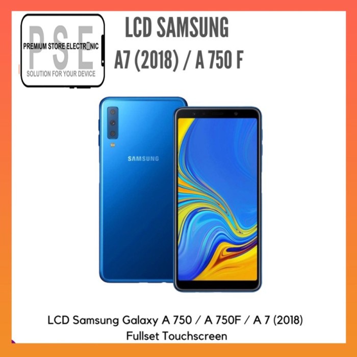 LCD Samsung A7 A750F 2018 Original Fullset Touchscreen Garansi