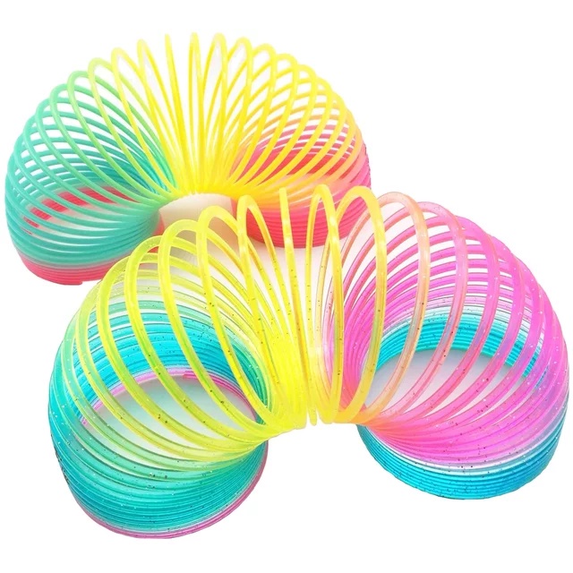 Slinky Magic Spring Rainbow Mainan Anak Kreatif