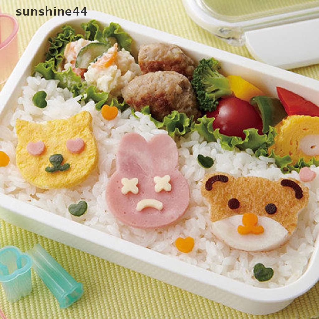 Sunshine Cetakan Sandwich / Roti Bentuk Kelinci / Panda / Bunga Lucu