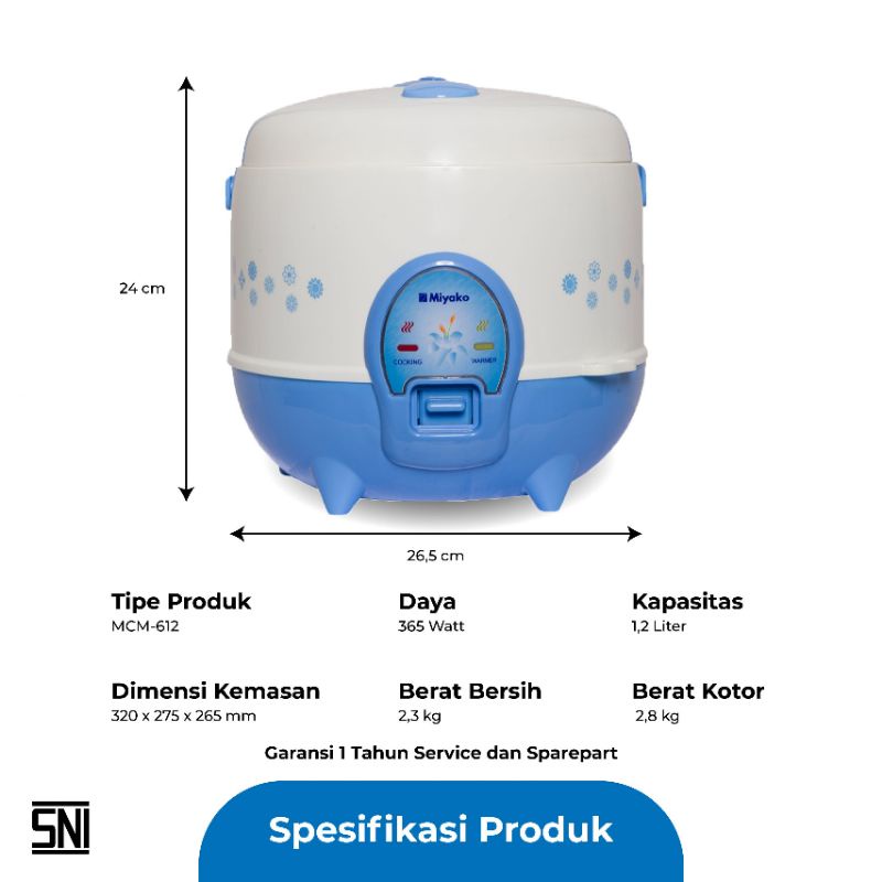 Magic com MIYAKO MCM 612