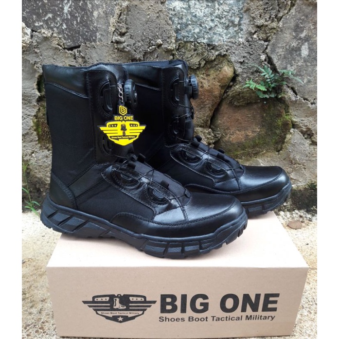 SEPATU PDL TALI PUTAR  SEPATU PDL KULIT ASLI