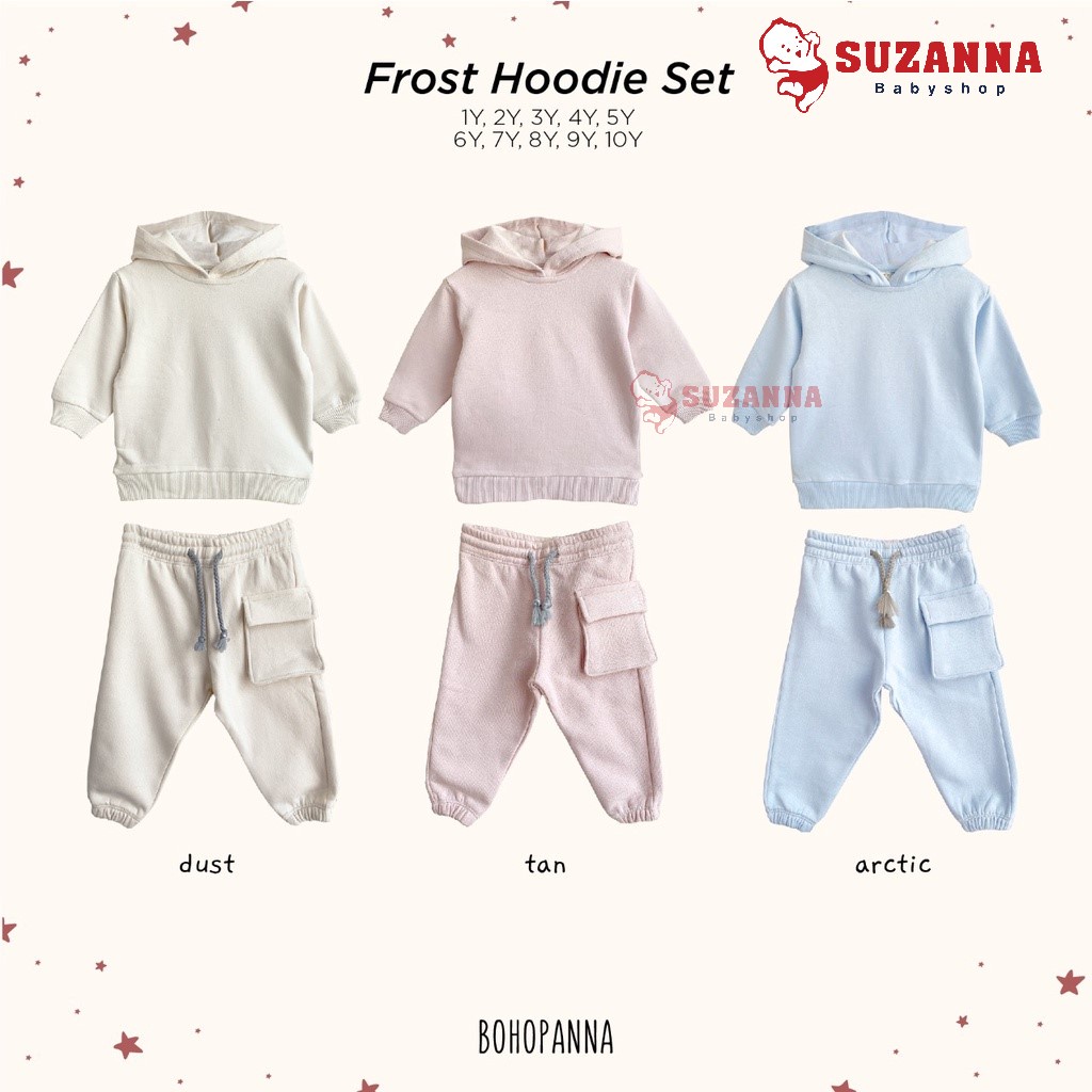 Bohopanna Frost Hoodie set // Setelan Hoodie Anak