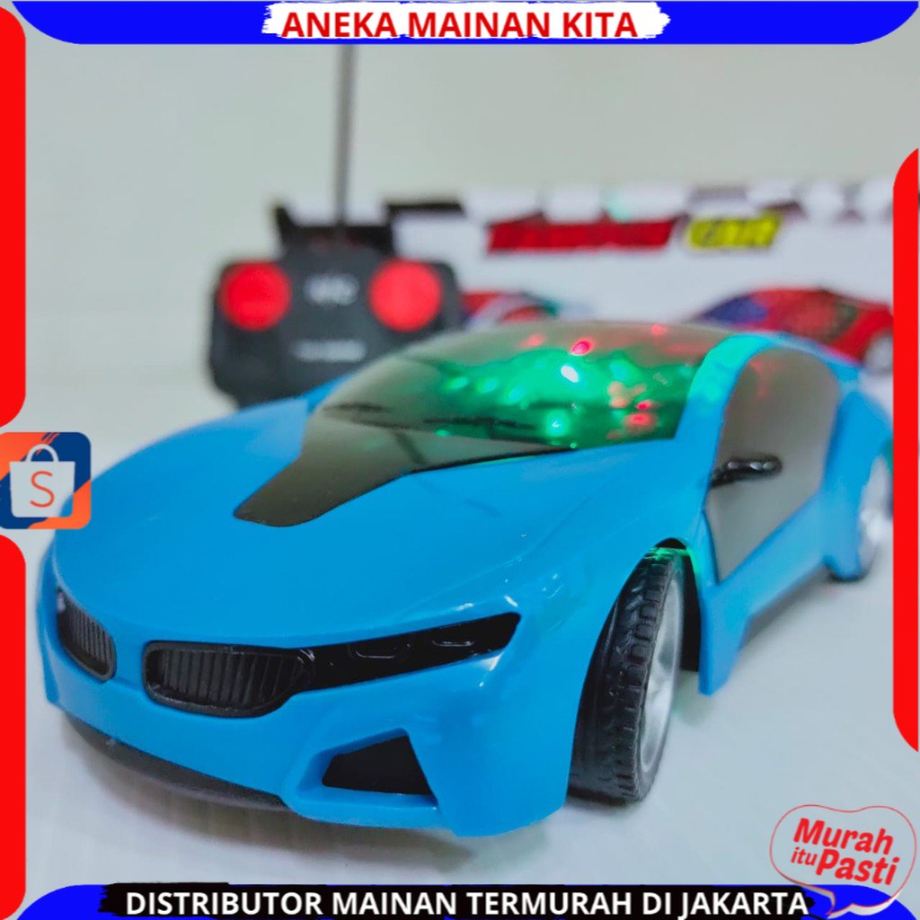 R/C Mobil Remote Control FAMOUS CAR BODY LAMPU 1:22