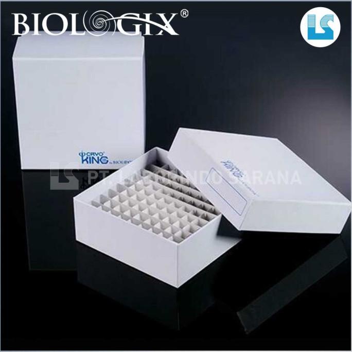 Cryobox White 3 Inch ( box sampel tabung 2 ml ) 100 well | Biologix