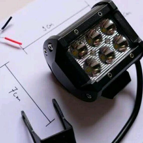 Lampu Fog Lamp Led Cree Sorot Mobil Motor Sepasang , Sparepart