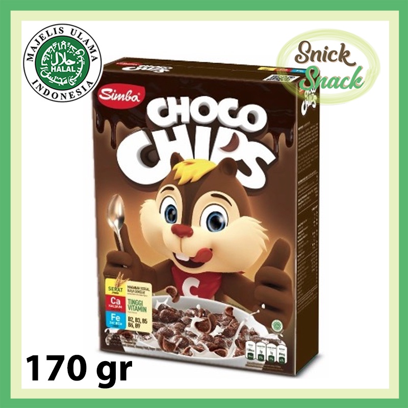 

Simba Choco Chips 170 gr Box Sereal Coklat Sarapan Bergizi Chocolate Cereal