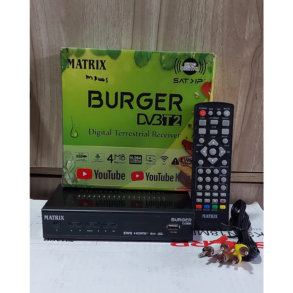 Set Top Box / STB Matrix Burger DVB T2