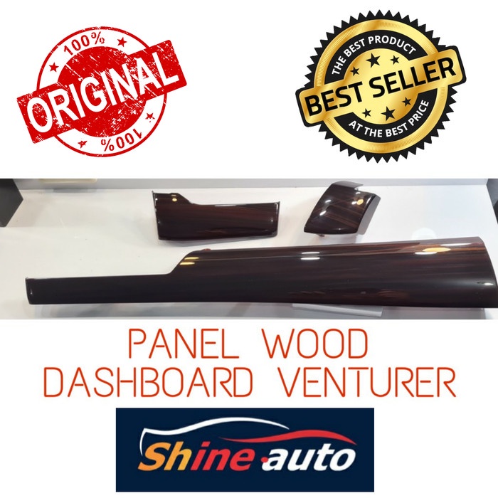 Panel wood dashboard innova reborn/panel kayu 2016. Original toyota